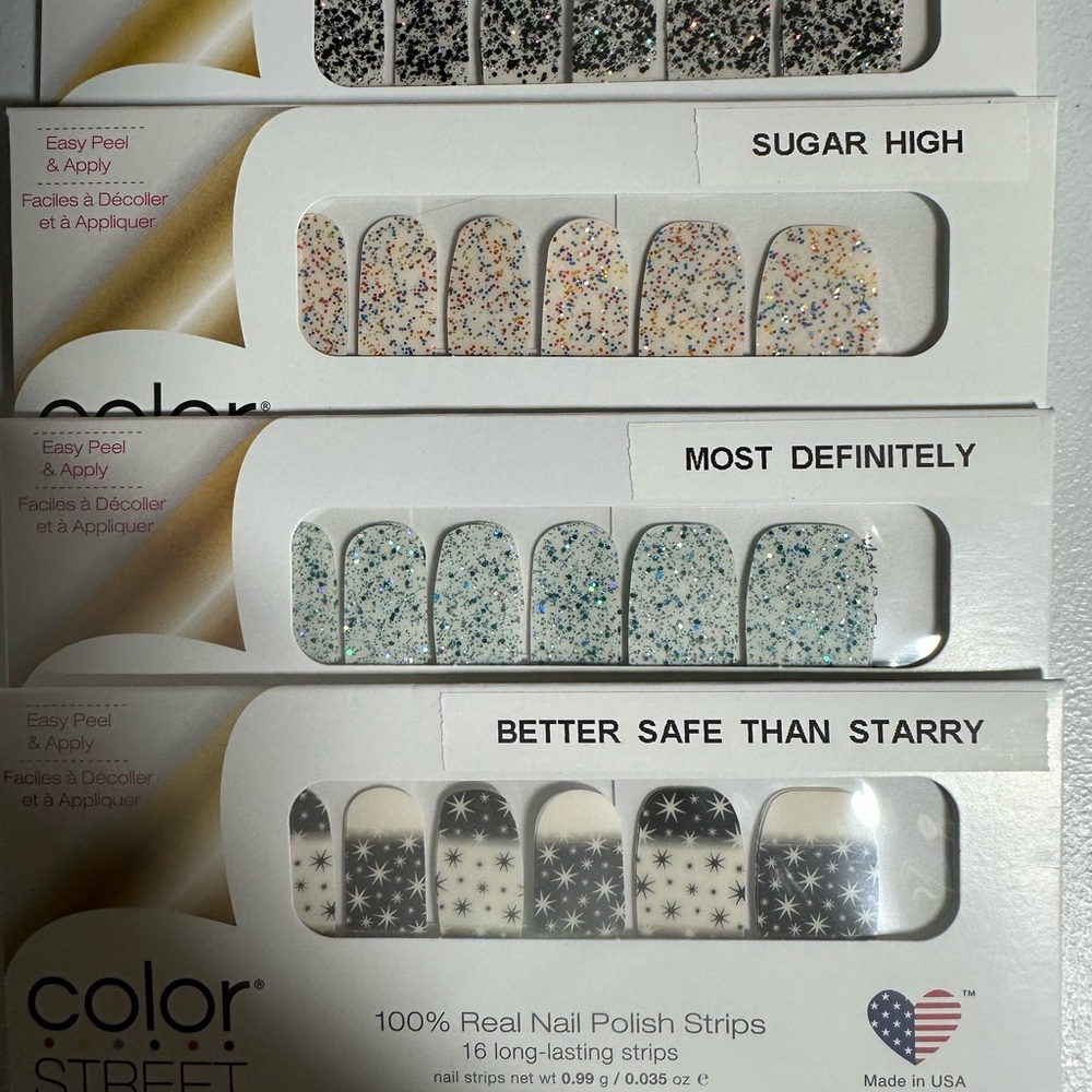 Color Street Nail Polish Strips Set